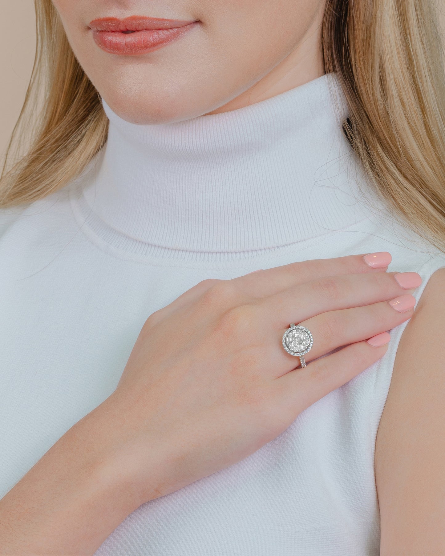 Princess and Marquise Cut 1.91ct Engagement Diamond Ring
