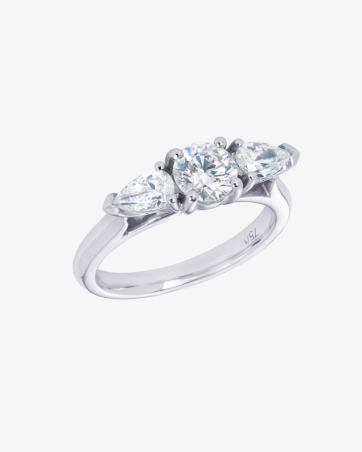 Diamond Trilogy Engagement Ring