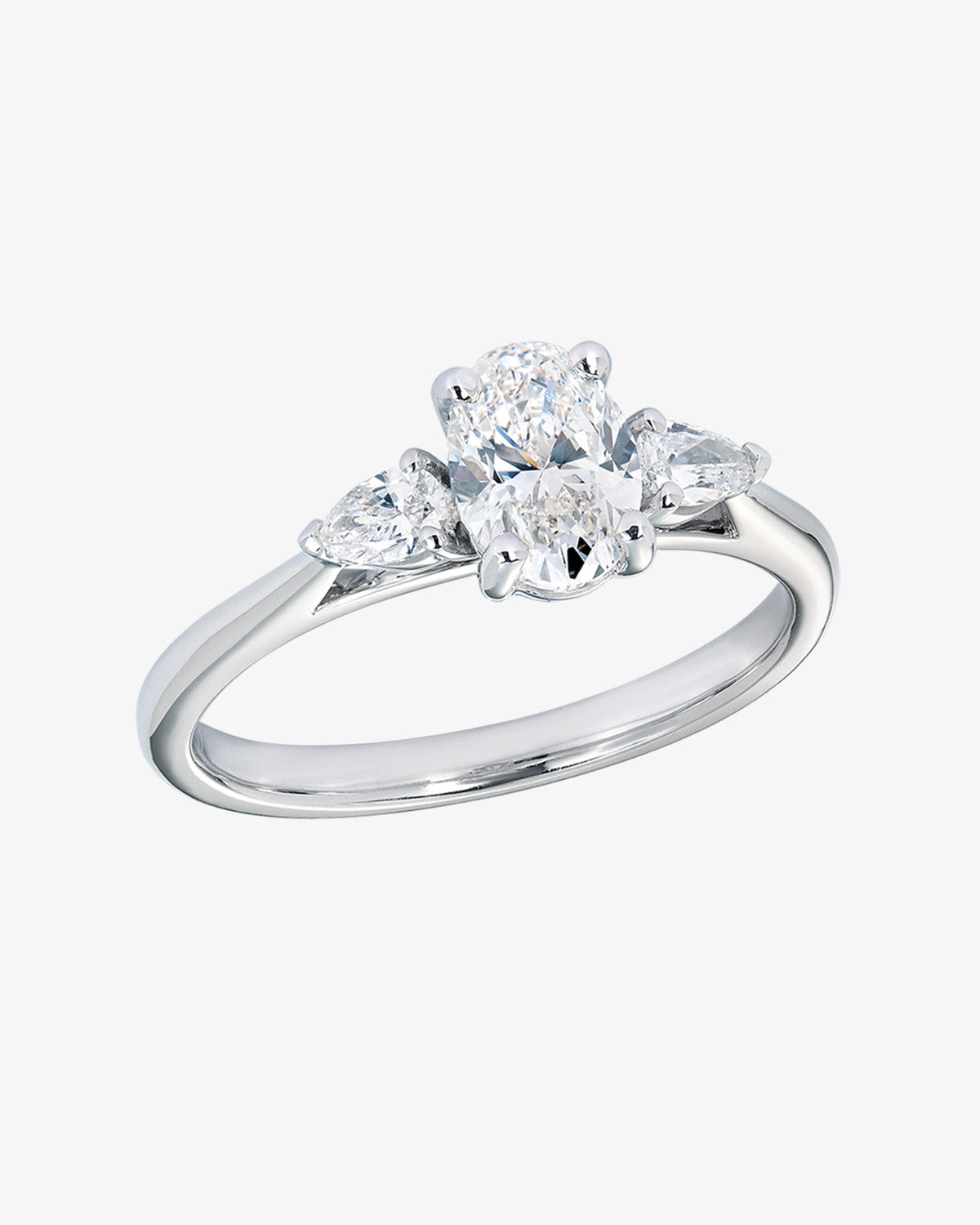 Diamond Trilogy Engagement Ring