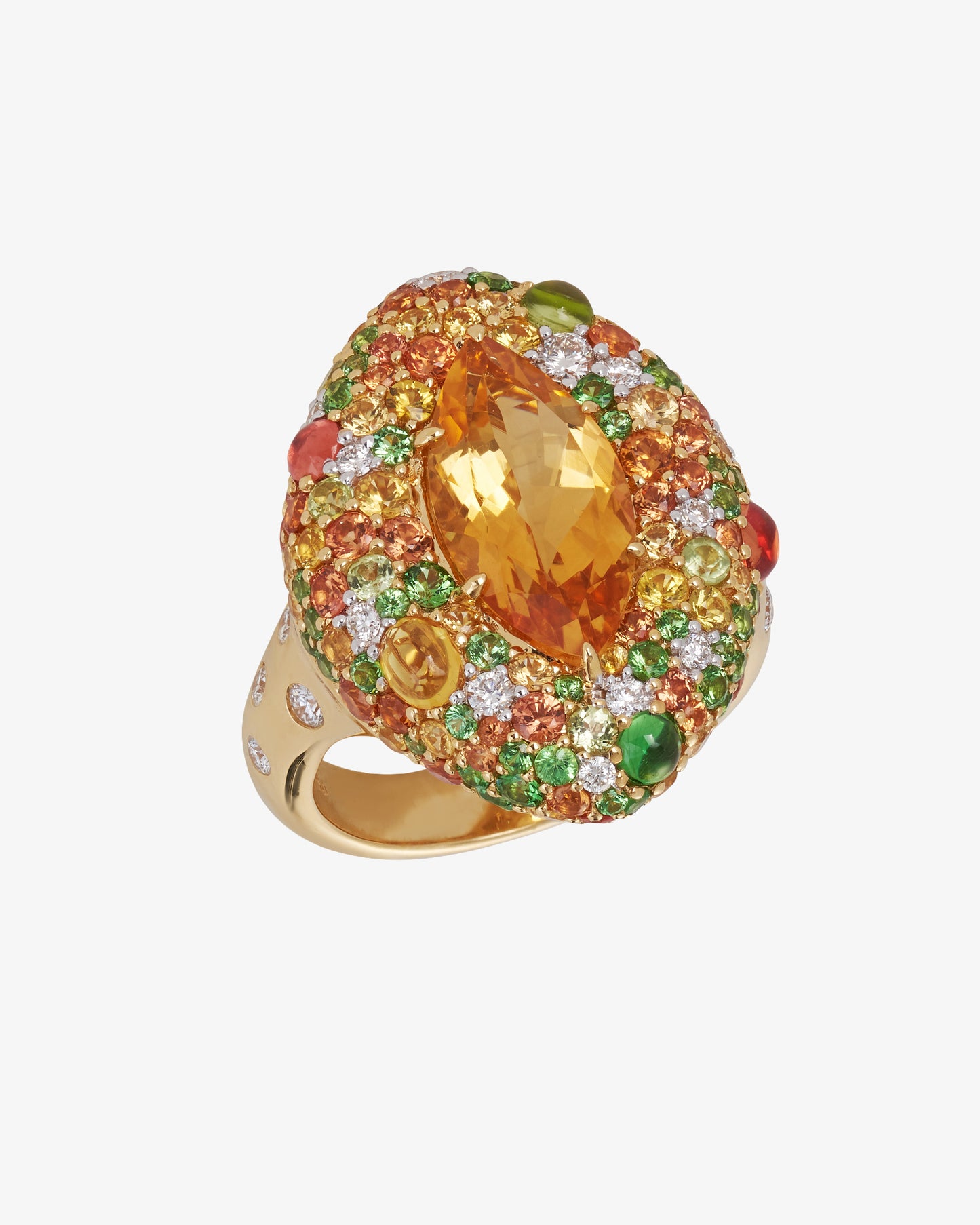 3.56ct Citrine Ring