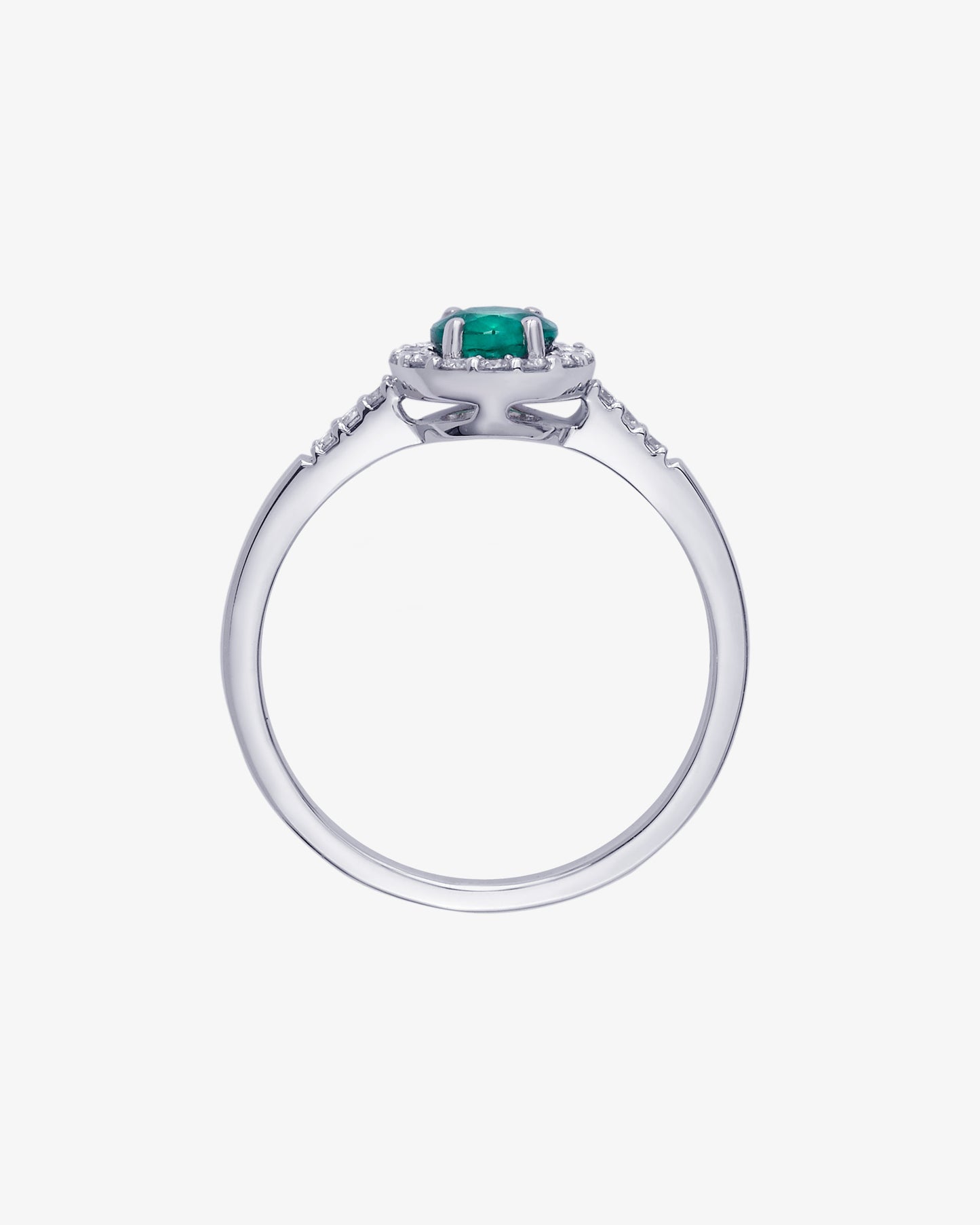 Emerald and Diamond Ring