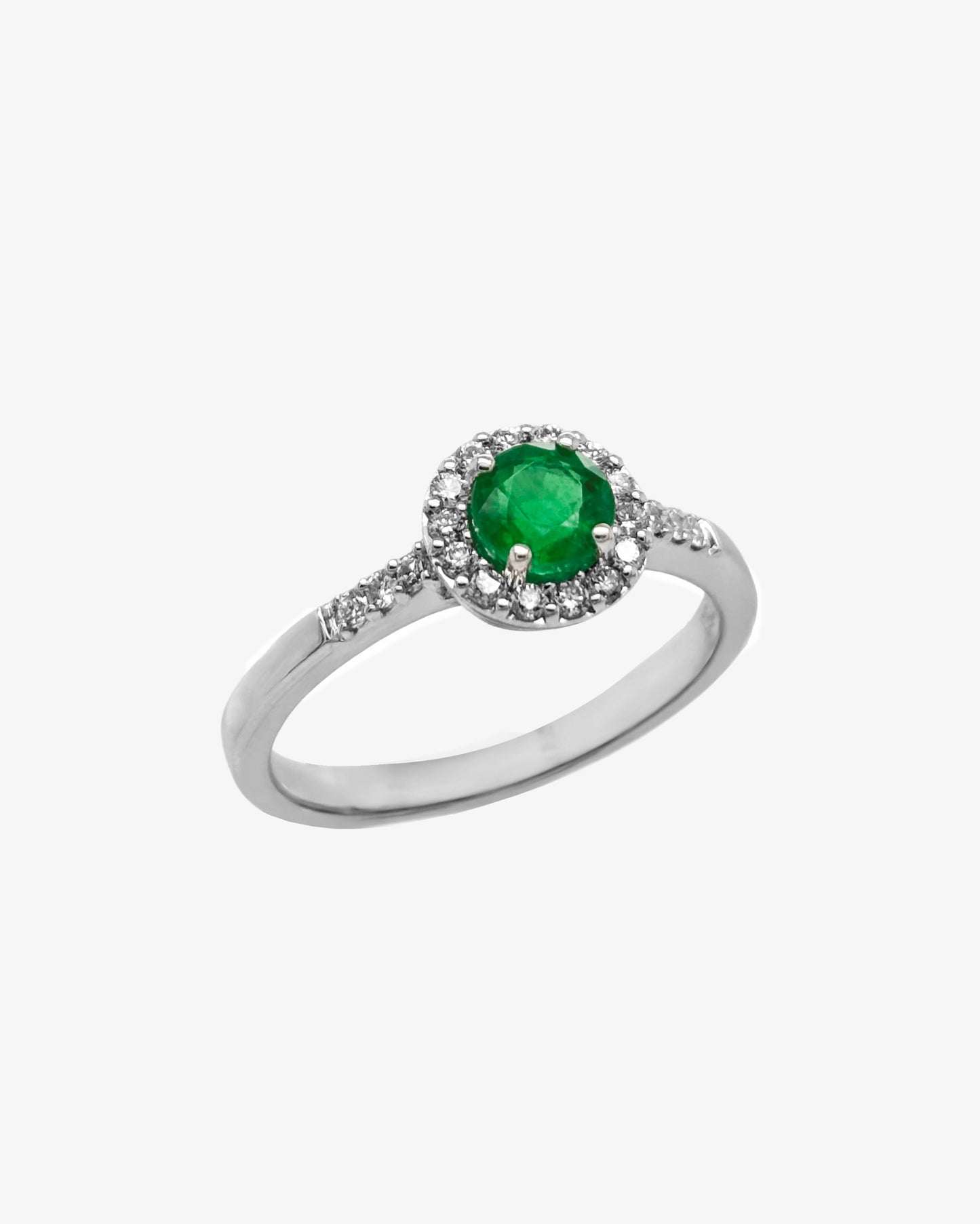Emerald and Diamond Ring