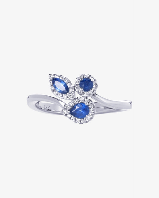 Sapphire and Diamond Ring