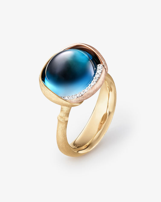Ole Lynggaard Lotus London Blue Topaz Ring