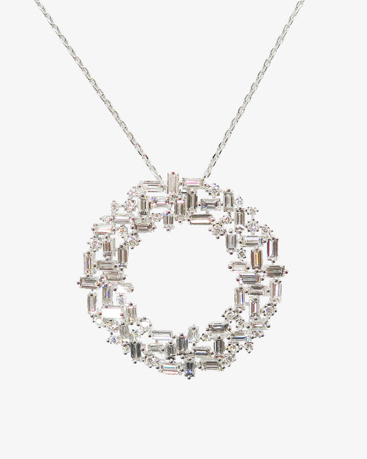 Diamond Circle Necklace