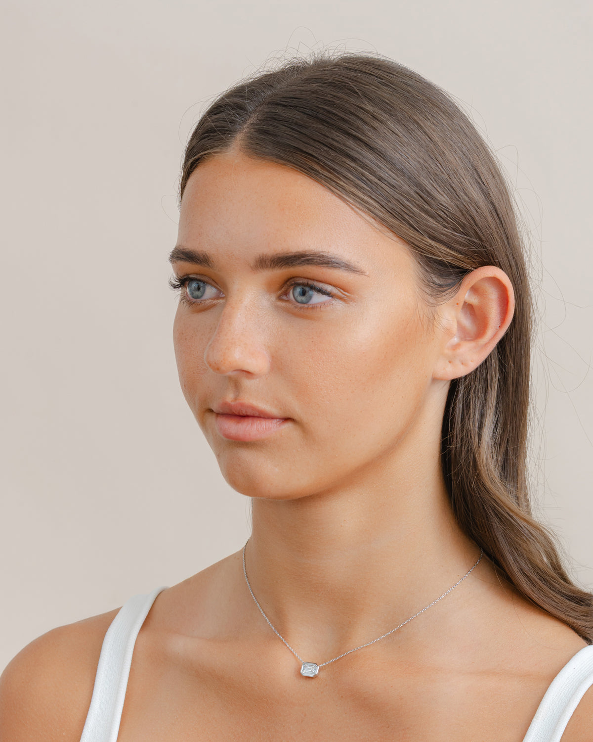 Diamond Illusion Set Bezel Slider Pendant