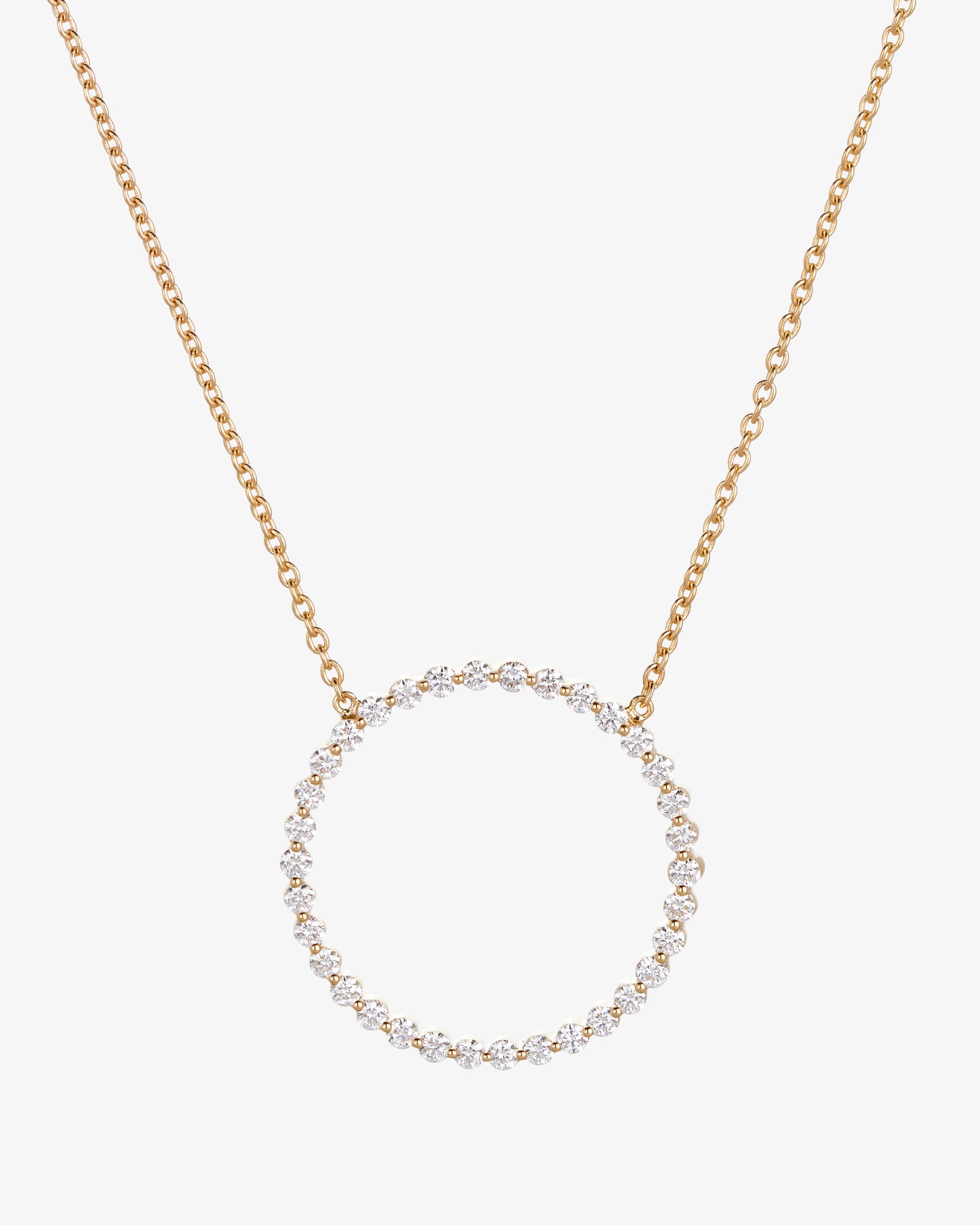 Diamond Full Circle Pendant