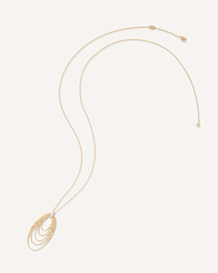 Marco Bicego Marrakech Onde Twisted Coil Pendant Necklace