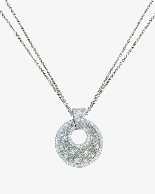 Diamond Circle Pendant