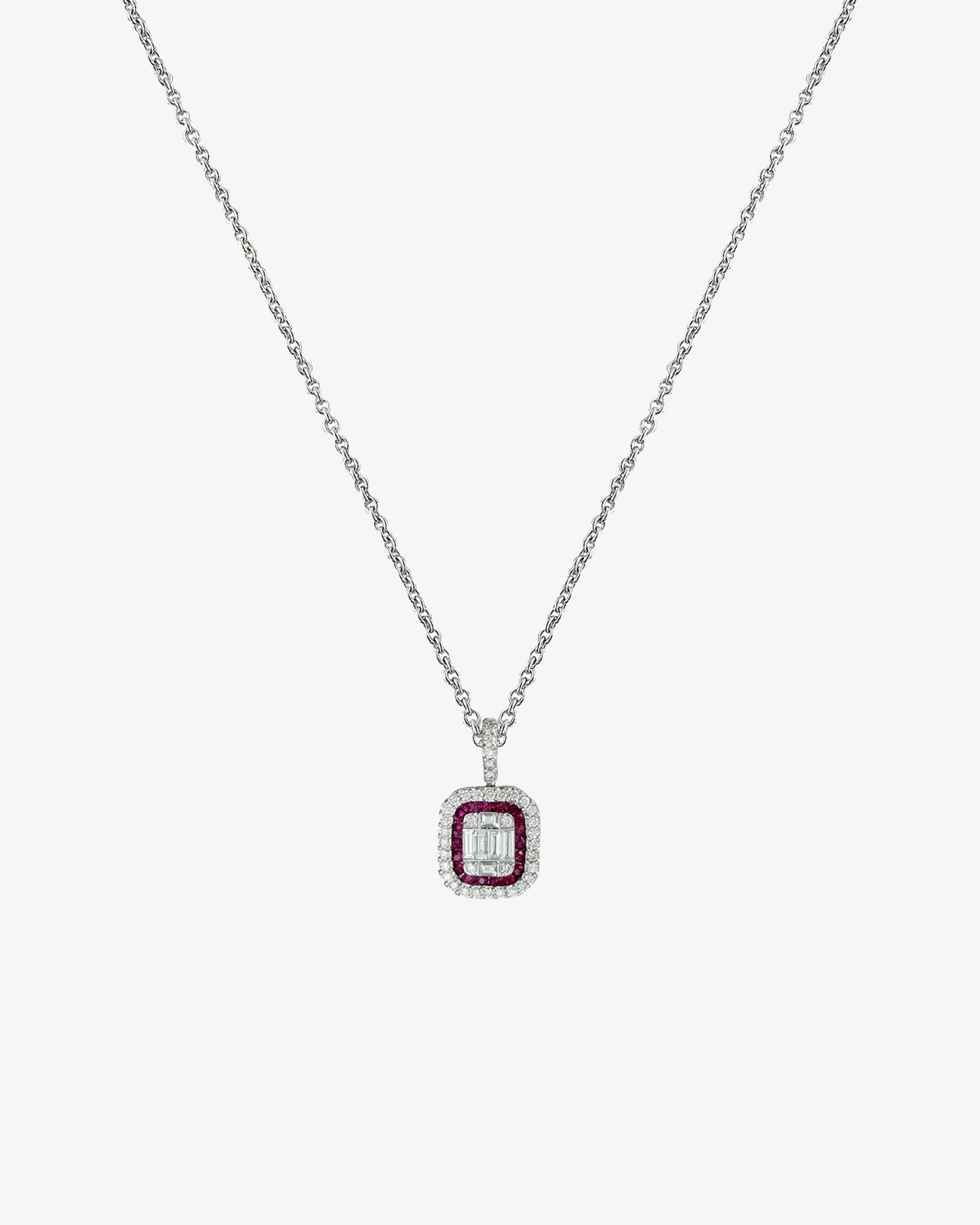 Ruby and Diamond Necklace