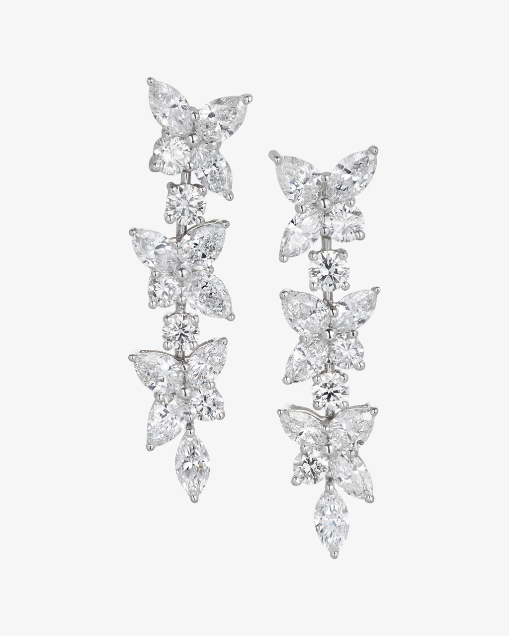 Diamond Drop 4.54ct Earrings