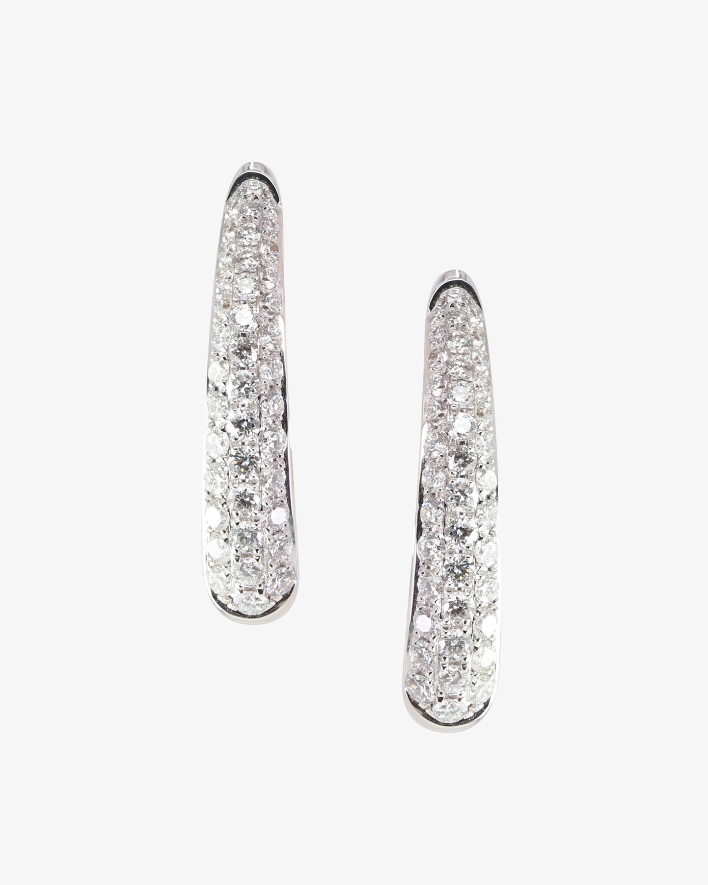 Diamond Hoop Earrings