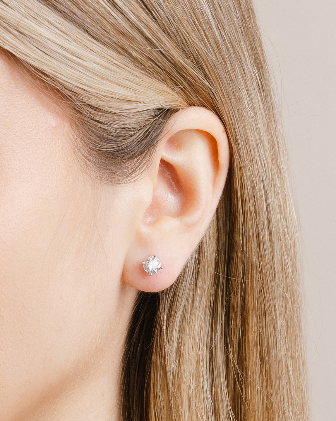 1.48ct (Total) Diamond Stud Earrings