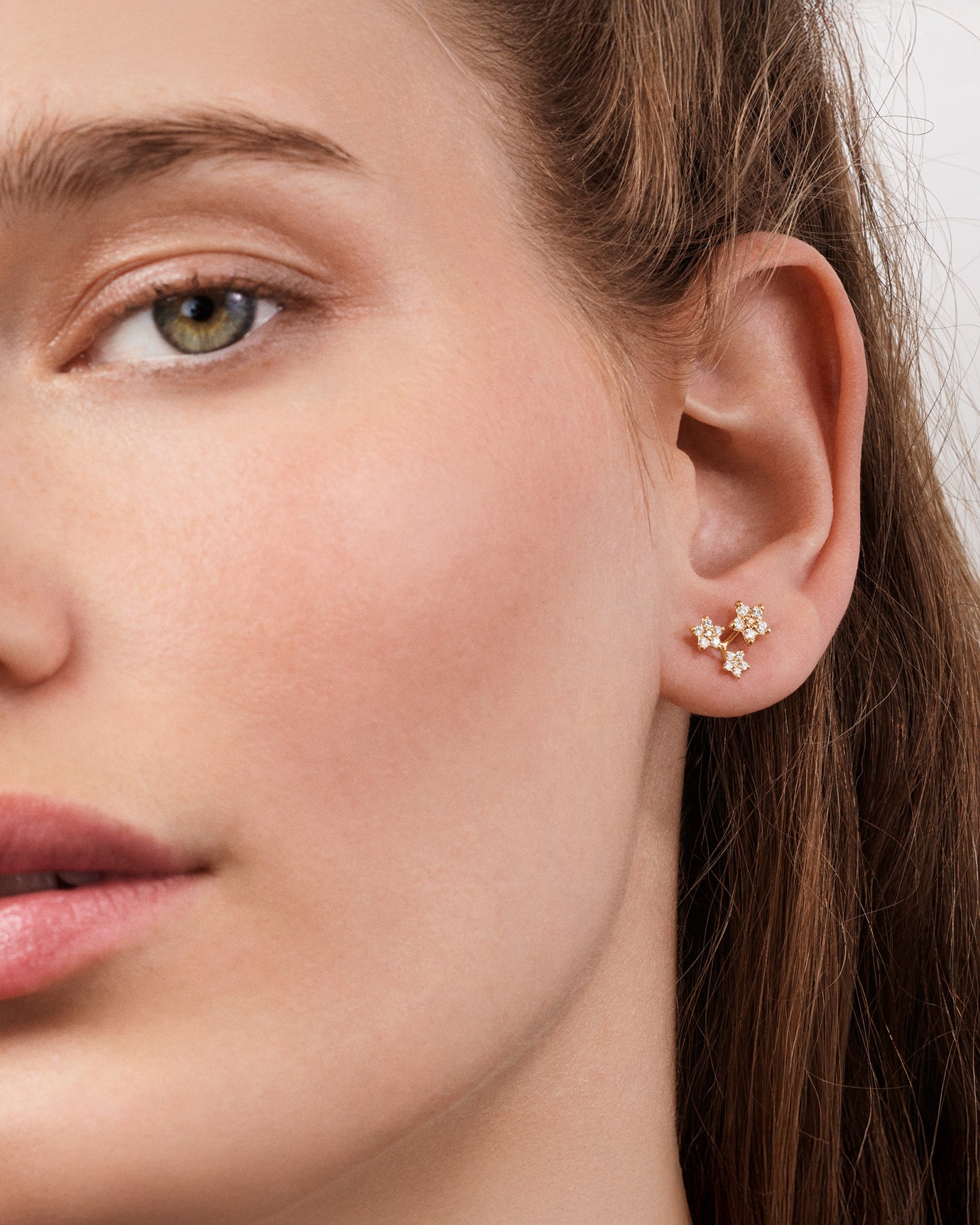 Ole Lynggaard 3 Shooting Stars Earrings