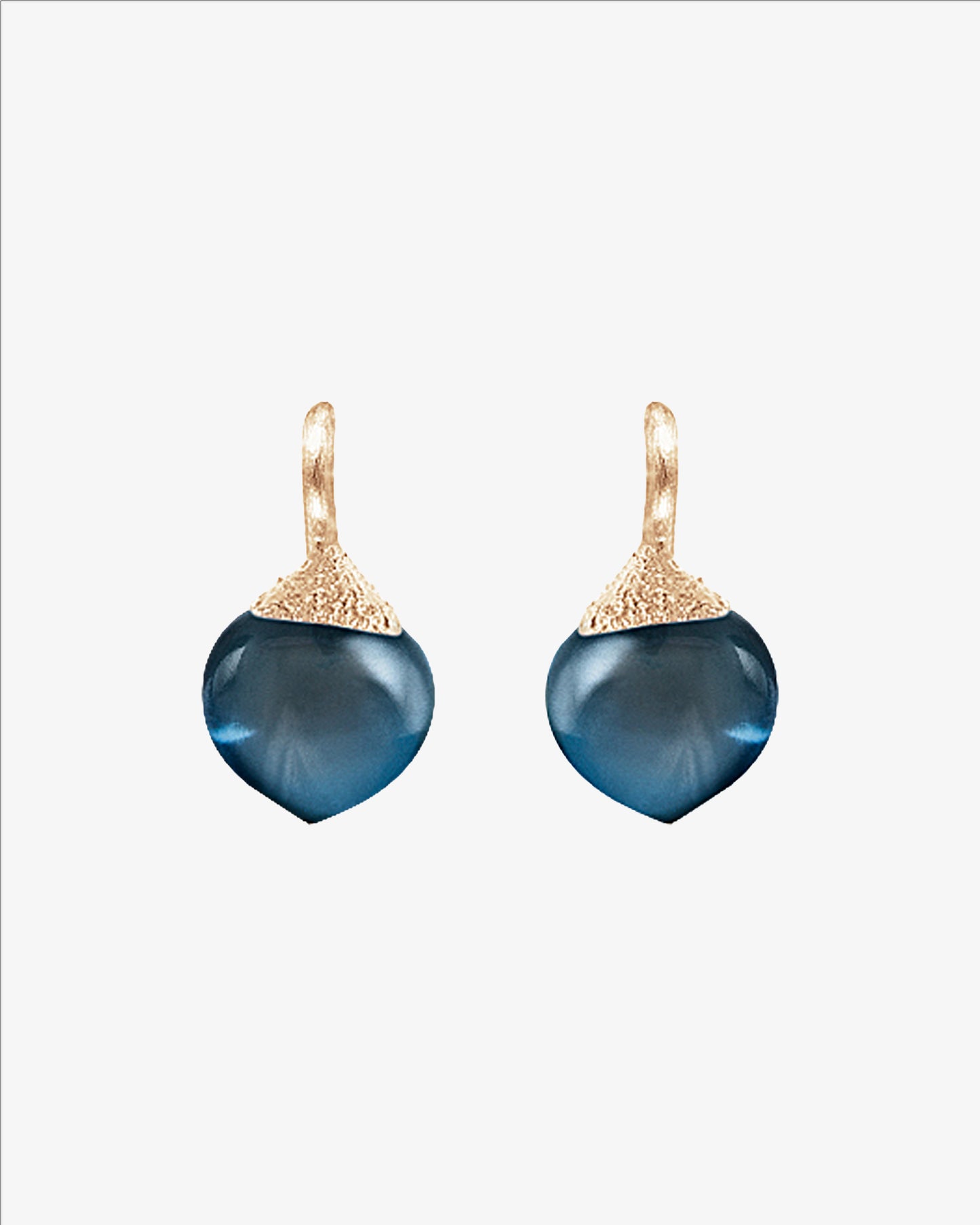 Ole Lynggaard 'Dew Drops' Small London Blue Topaz Earrings