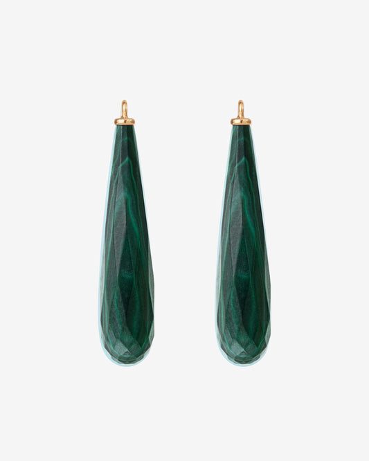 Ole Lynggaard Earring Malachite Pendant Drop