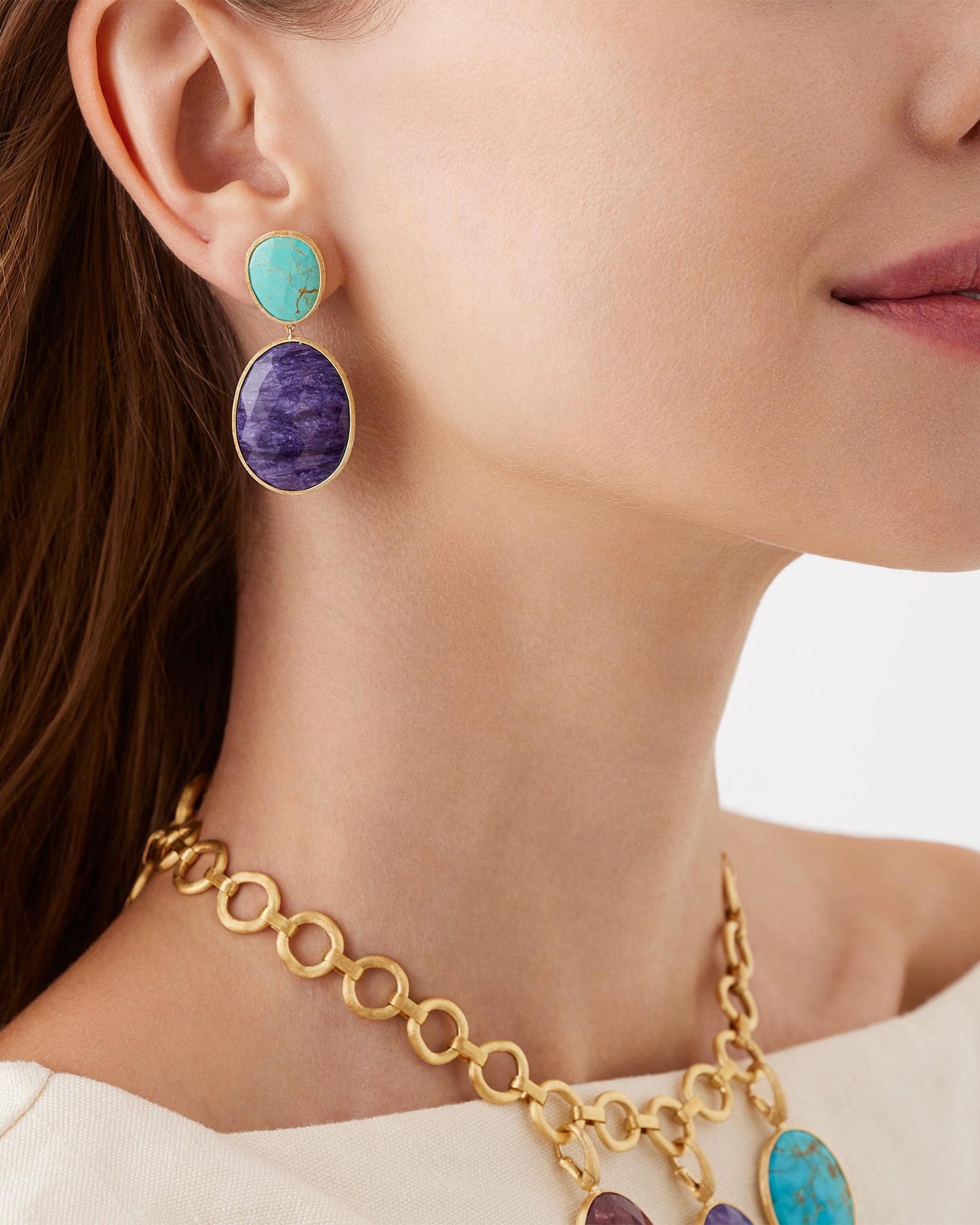 Marco Bicego 'Lunaria' Colour Drop Earrings