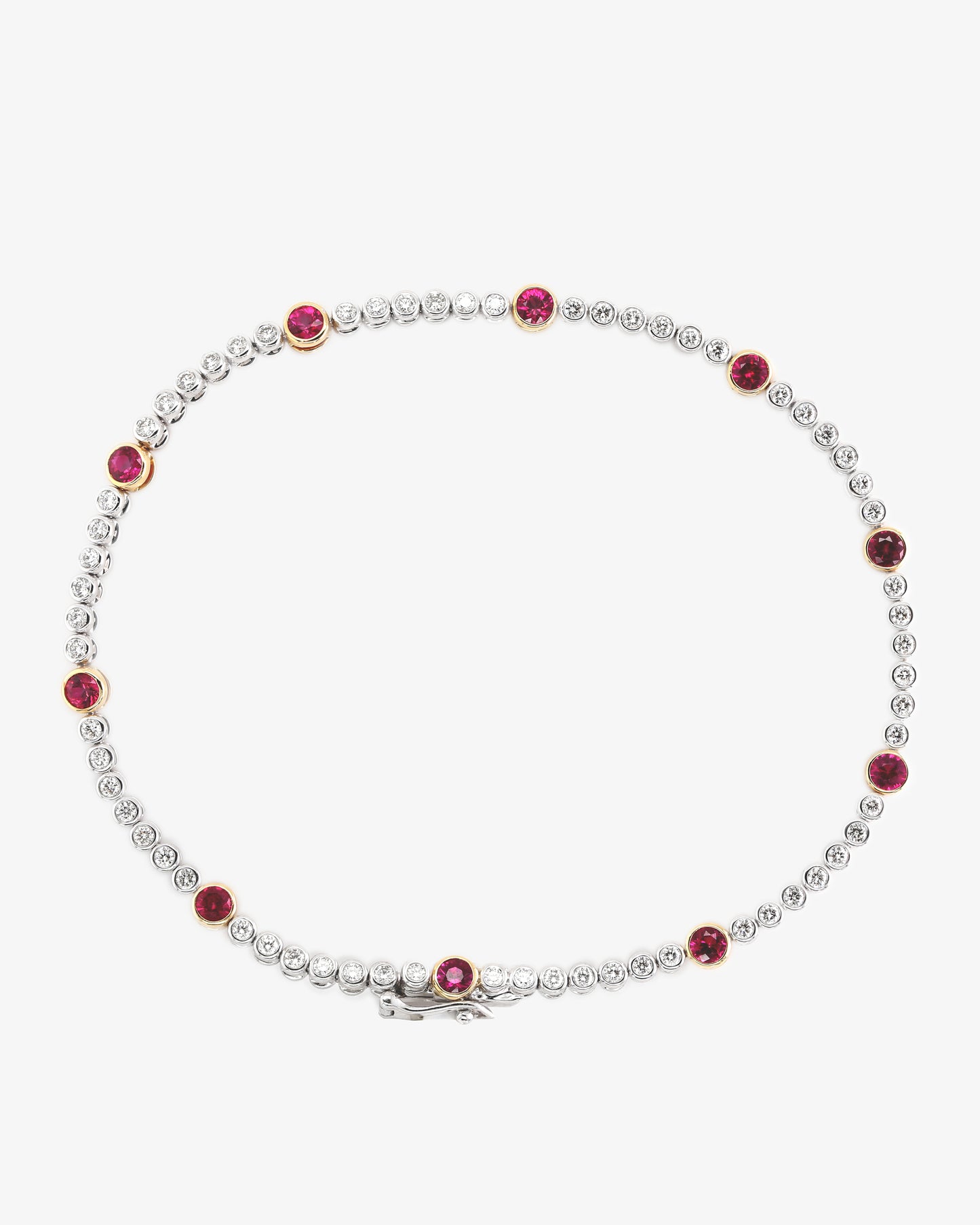 Diamond and Ruby Bracelet