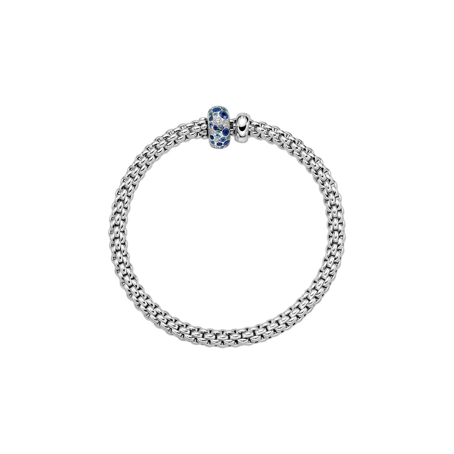 Fope 'Solo' Diamond and Sapphire Bracelet