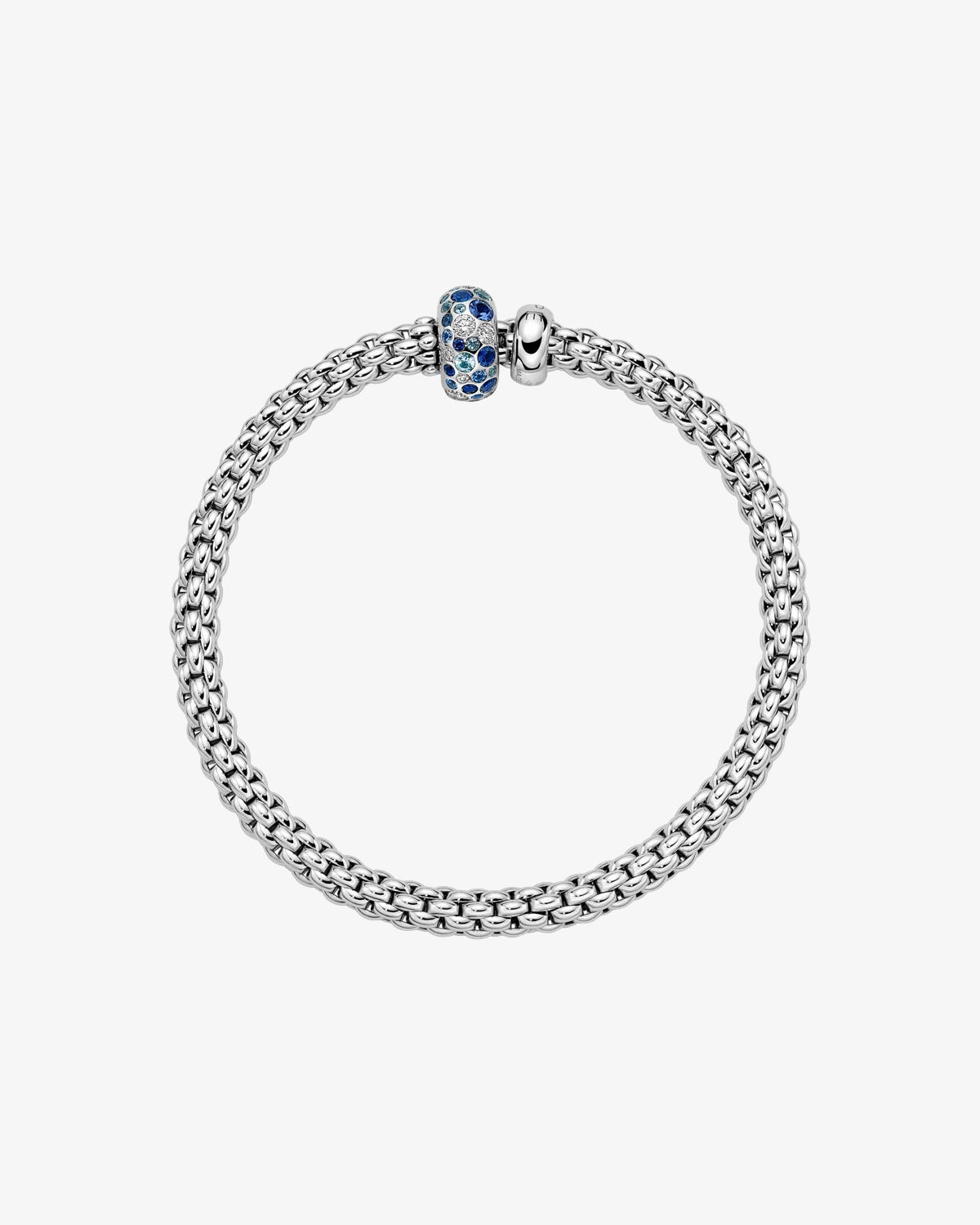 Fope 'Solo' Diamond and Sapphire Bracelet