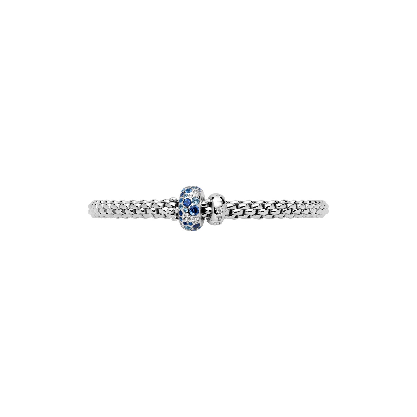 Fope 'Solo' Diamond and Sapphire Bracelet