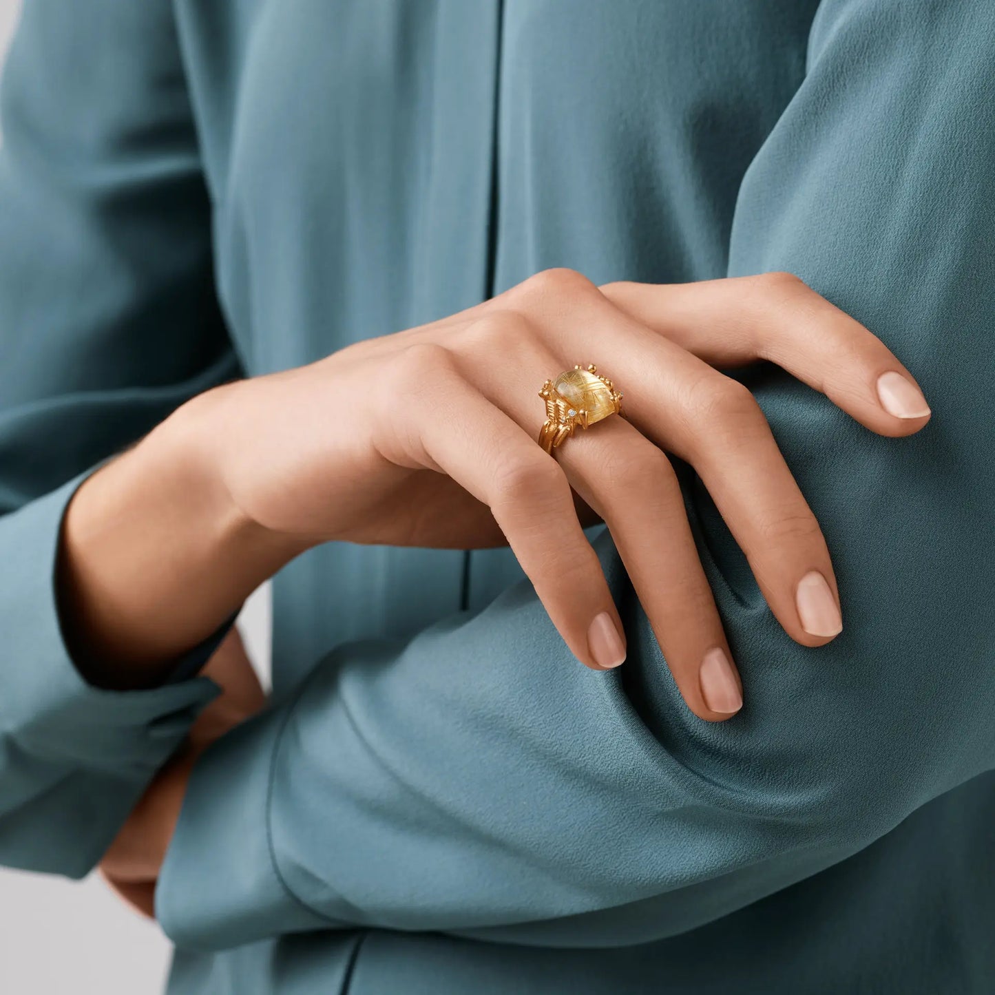 Ole Lynggaard 'BoHo' Ring with Rutile and Diamond