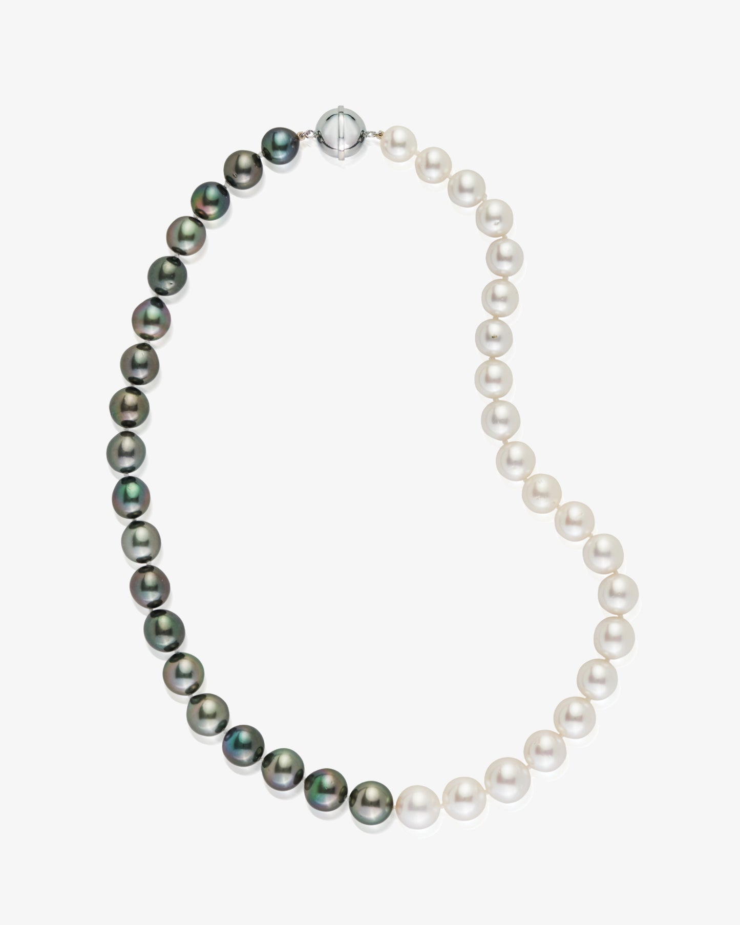 MW ‘Yin & Yang’ - South Sea And Tahitian Pearl Necklace