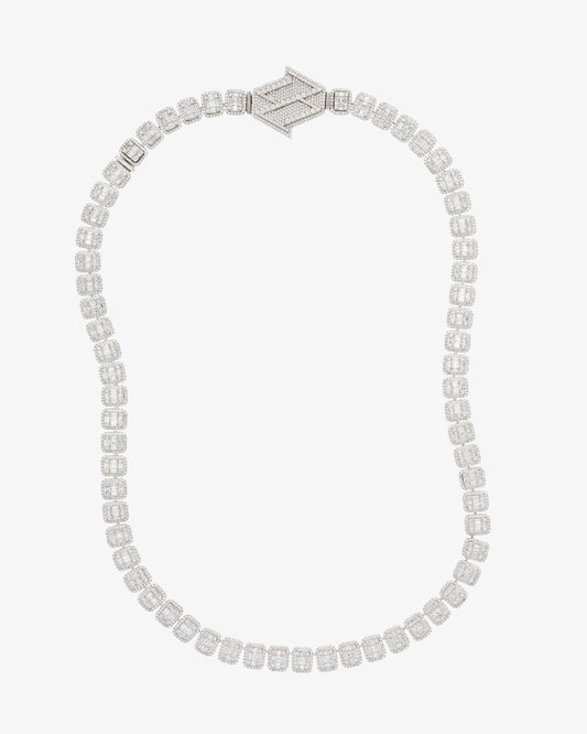 MW ‘Cold’ - Diamond Set Necklace With Mw Clasp