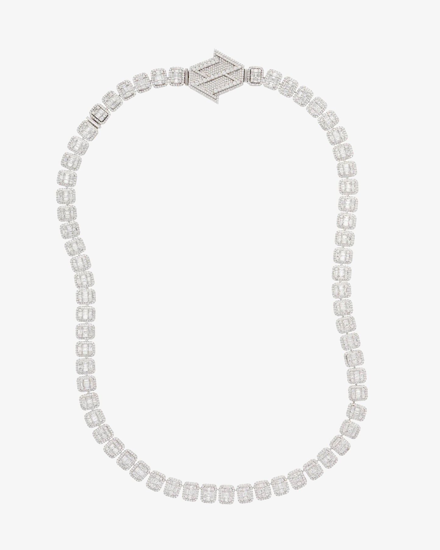 MW ‘Cold’ - Diamond Set Necklace With Mw Clasp