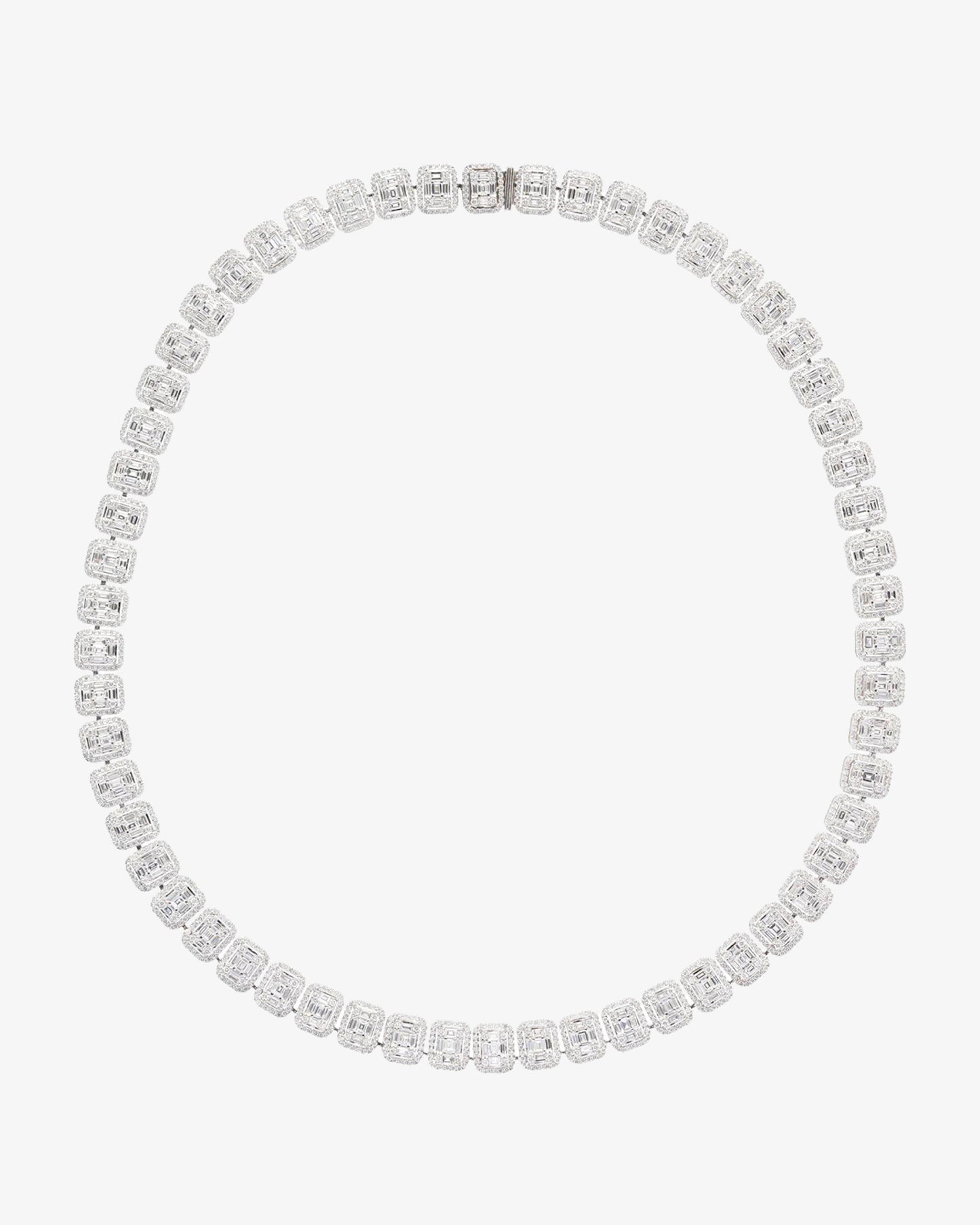 MW ‘Cold’ - Diamond Set Necklace With Mw Clasp