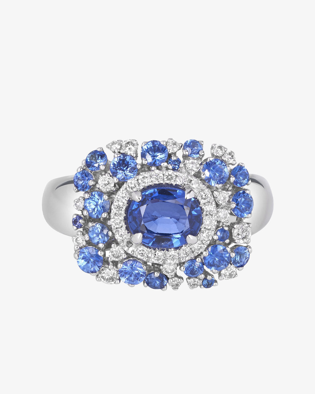 Sapphire and Diamond Ring