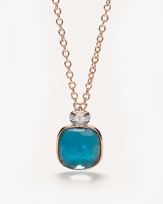 Pomellato Nudo London Blue Topaz Necklace
