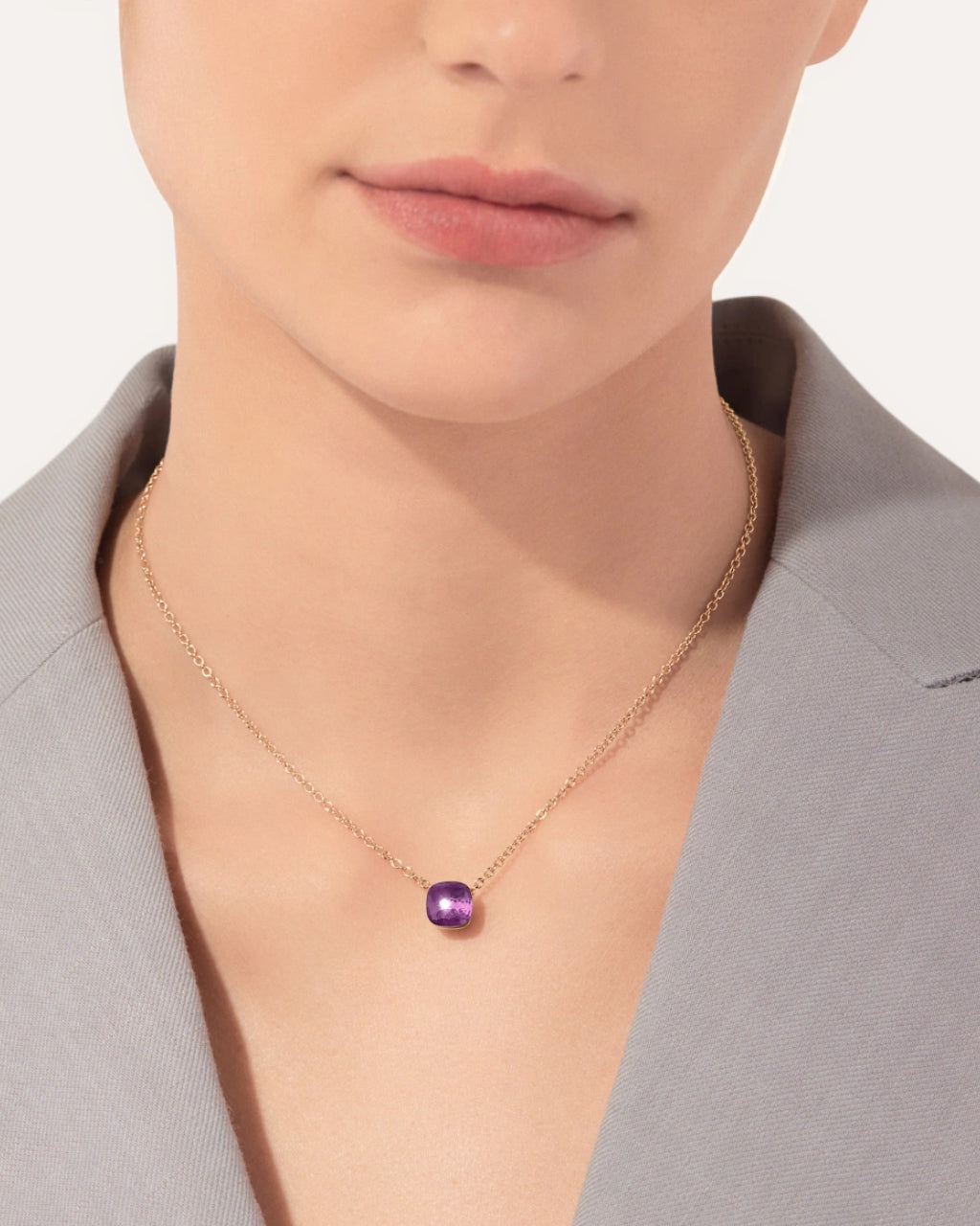 Pomellato Nudo Petit Necklace with Amethyst