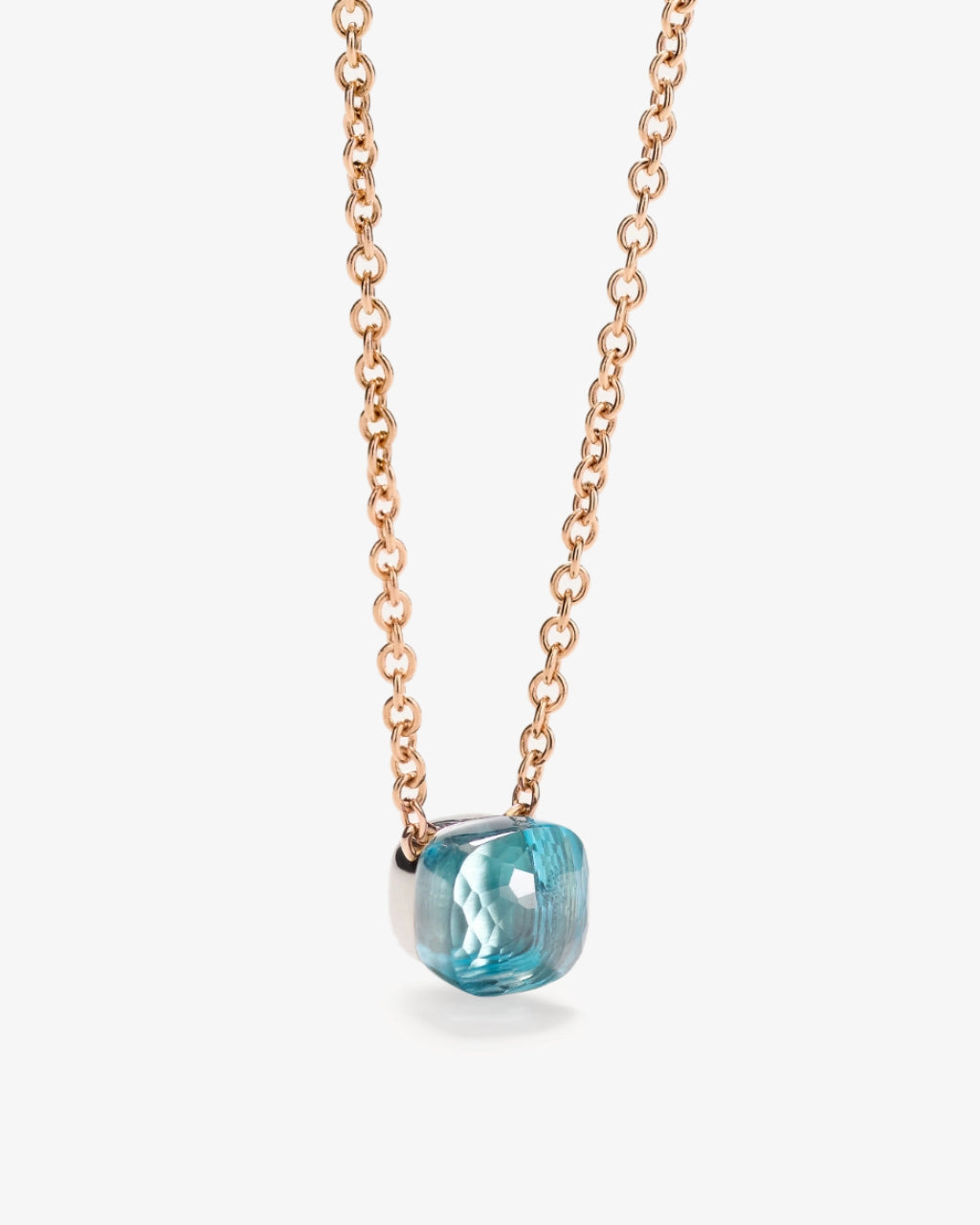 Pomellato Nudo Petit Necklace with Sky Blue Topaz