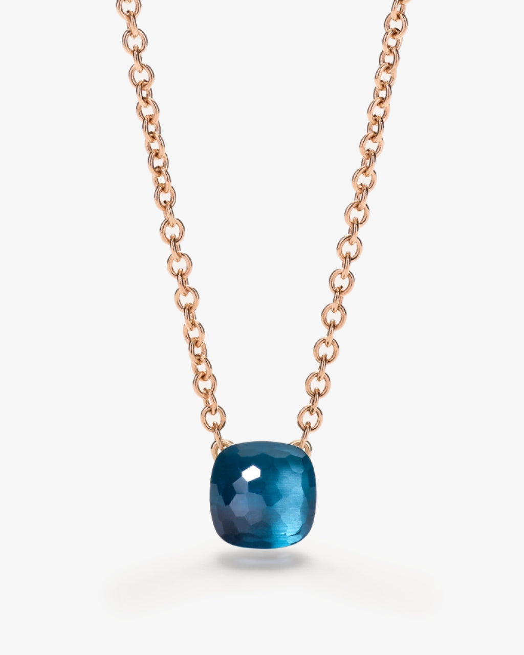 Pomellato Nudo Petit Necklace with London Blue Topaz