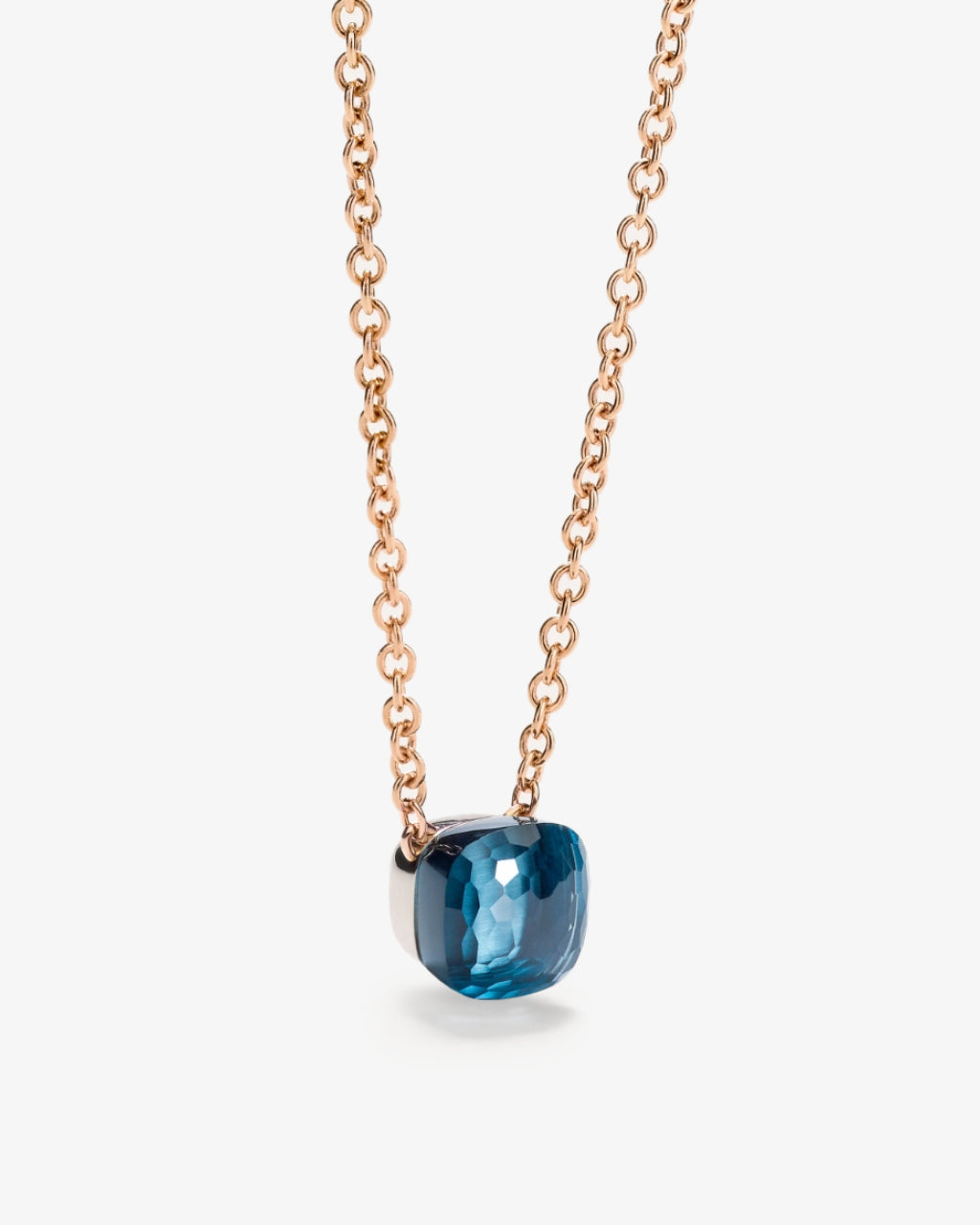 Pomellato Nudo Petit Necklace with London Blue Topaz