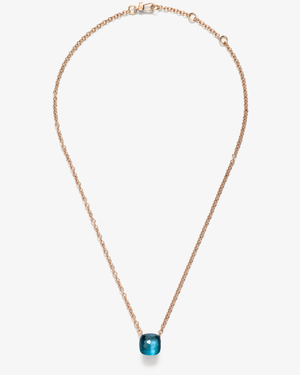 Pomellato Nudo Petit Necklace with London Blue Topaz