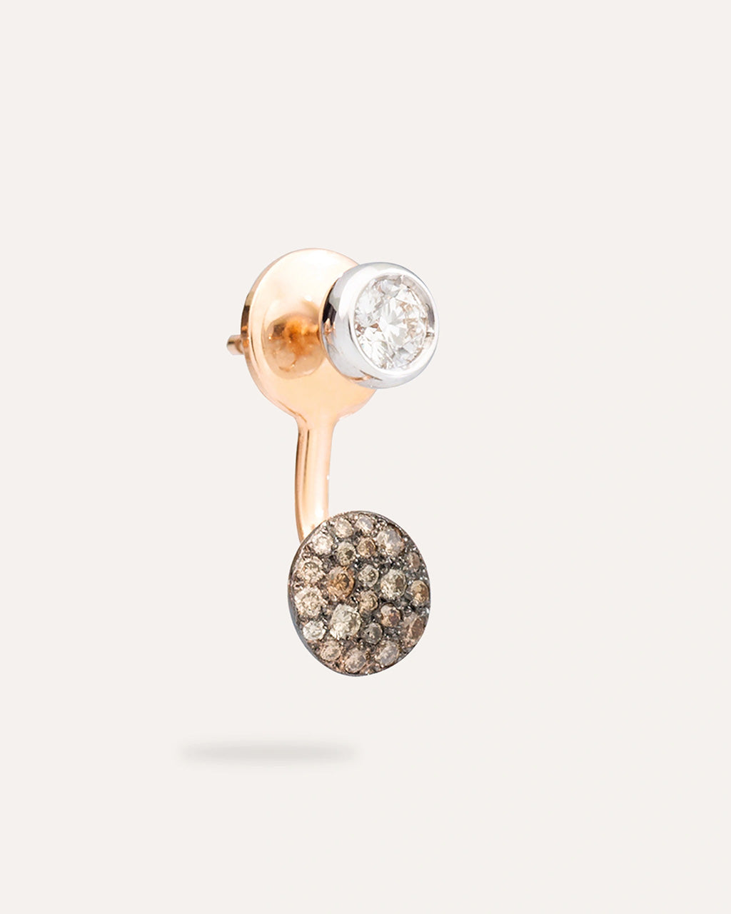Pomellato Sabbia Single Drop Earring with Diamonds