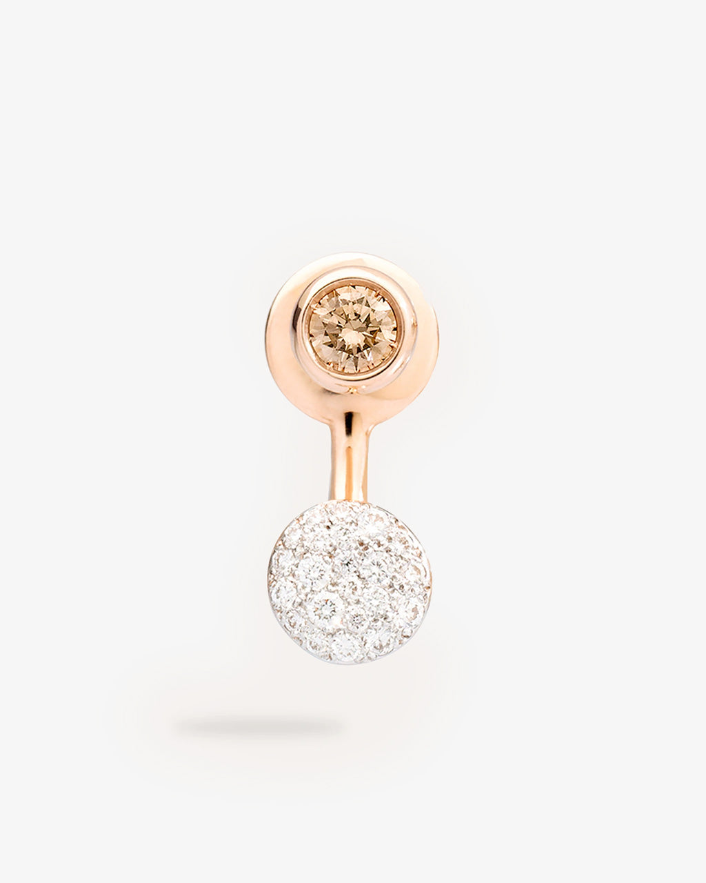 Pomellato Sabbia Single Drop Earring with Diamonds