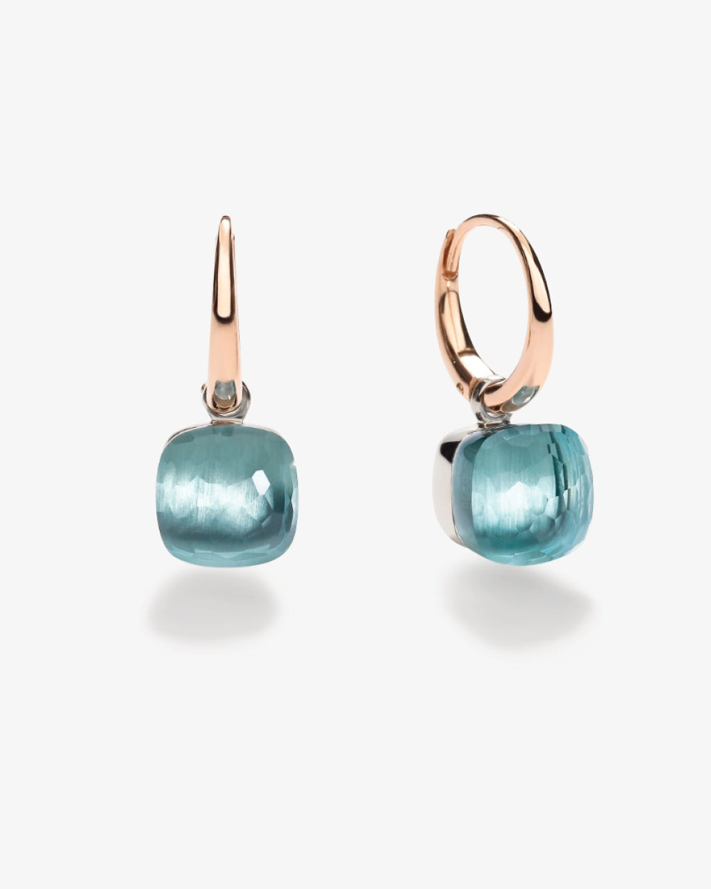 Pomellato Nudo Petit Earrings with Sky Blue Topaz
