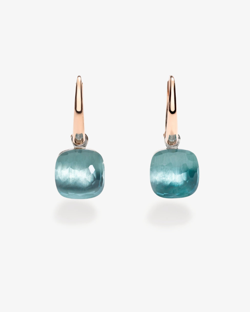 Pomellato Nudo Petit Earrings with Sky Blue Topaz