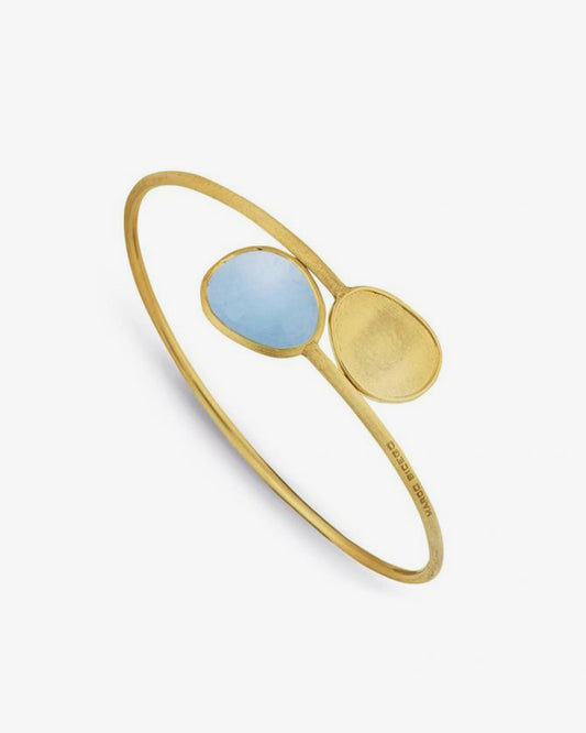 Marco Bicego 'Lunaria' Collection Aquamarine Bangle