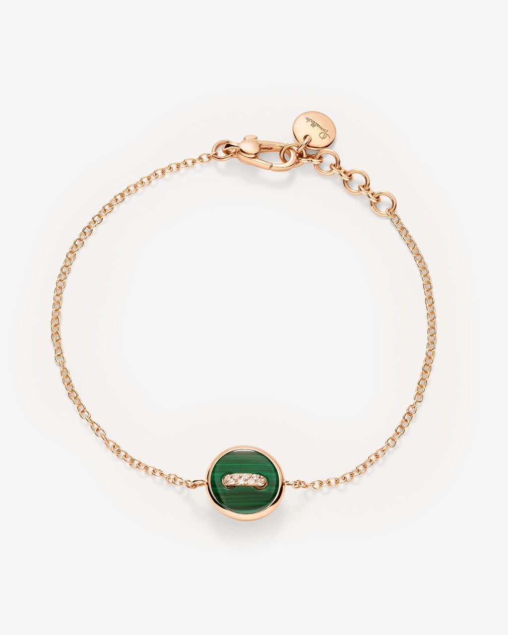 Pomellato Pom Pom Dot Mother of Pearl, Malachite and Diamond Bracelet