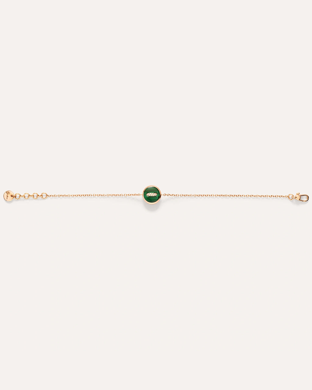 Pomellato Pom Pom Dot Mother of Pearl, Malachite and Diamond Bracelet