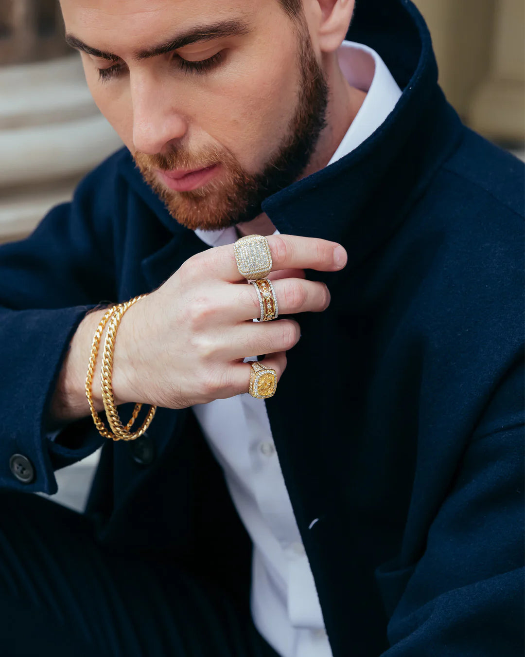 MW ‘Franchise’ - Diamond And Yellow Gold Ring
