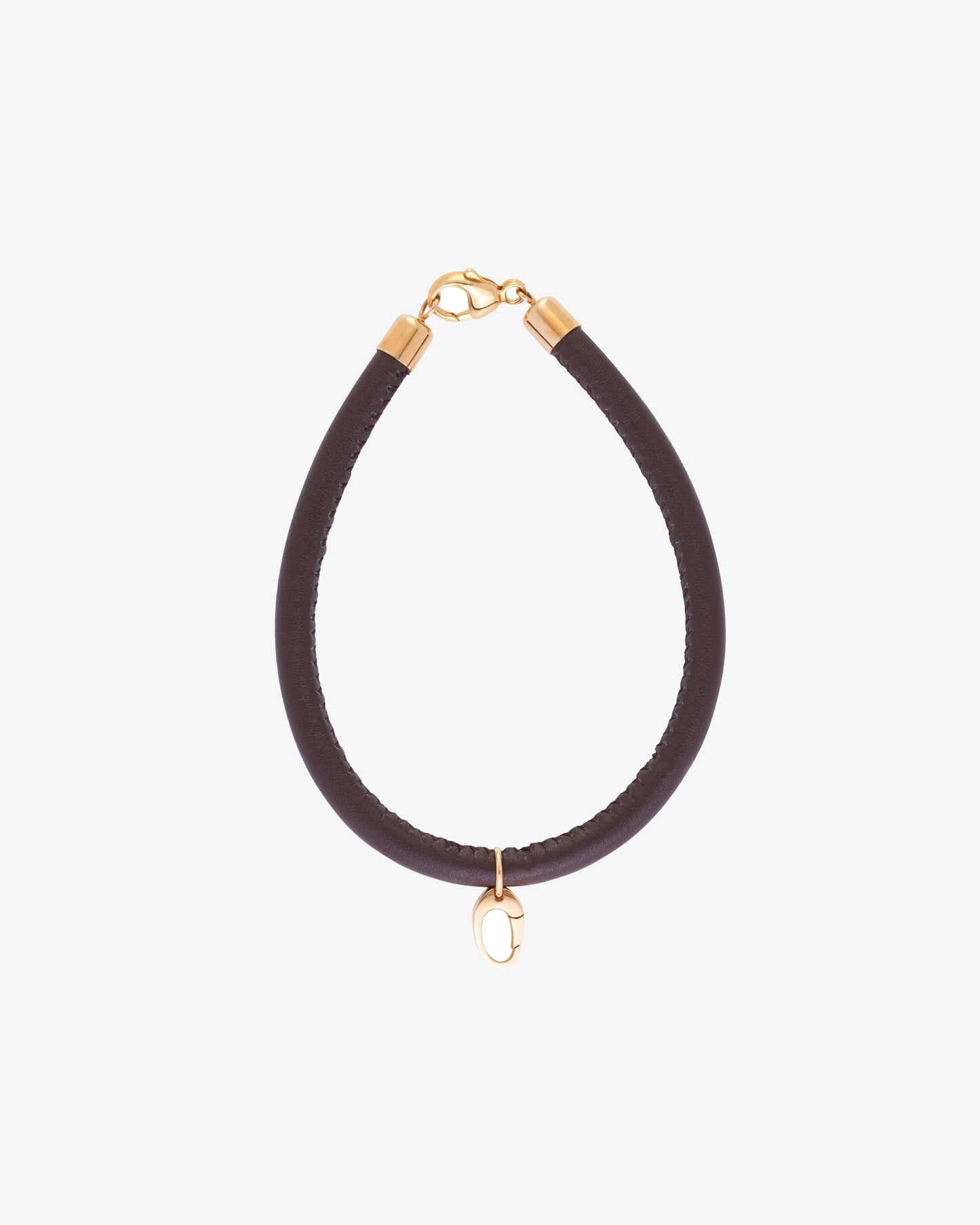 Leo Wittwer Brown Leather Bracelet
