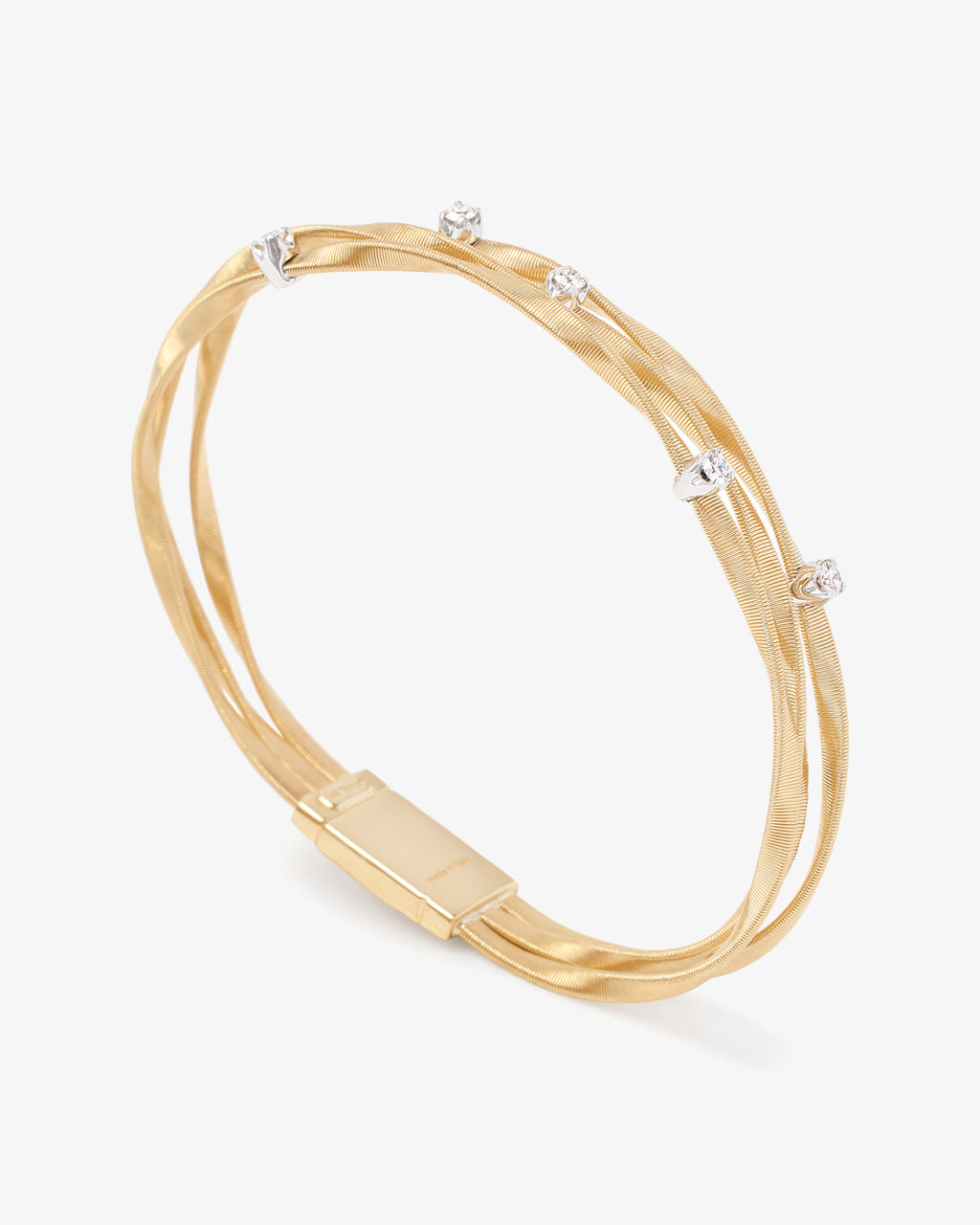 Marco Bicego 'Marrakech' Collection 3 Strand Diamond Bracelet