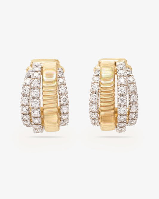 Marco Bicego MASAI Diamond Huggie Earrings
