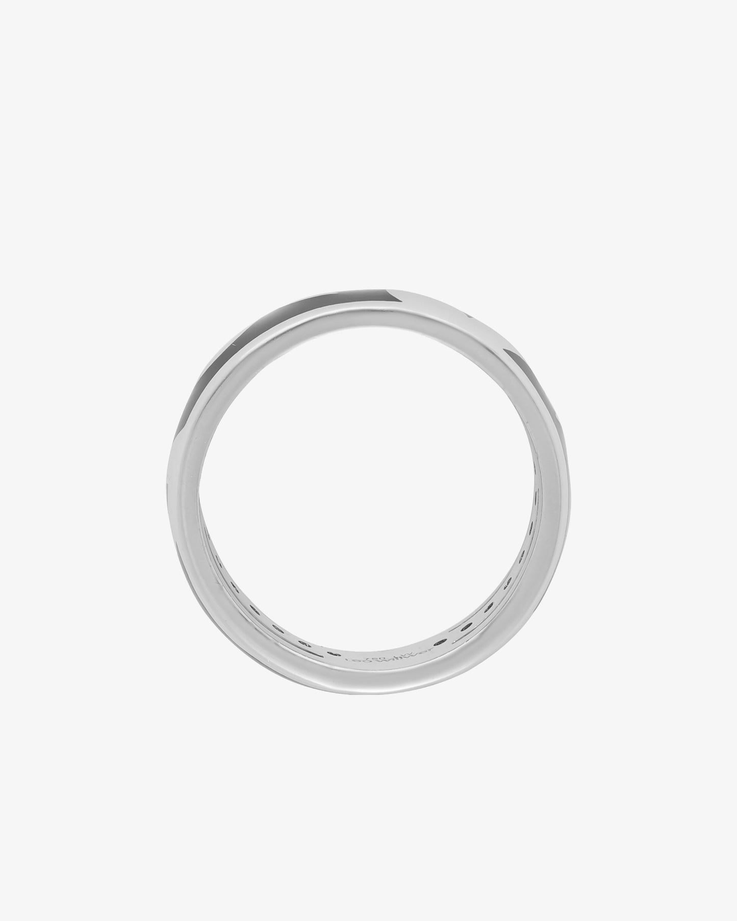 Leo Wittwer Black Enamel Ring