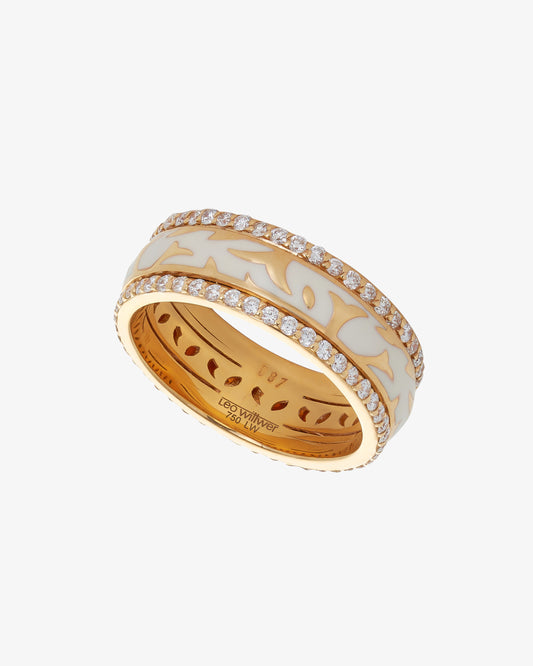 Leo Wittwer White Diamond Ring